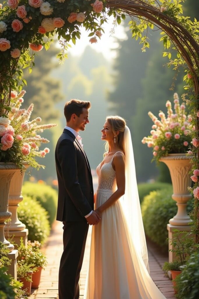 A Couple at a Destination Wedding