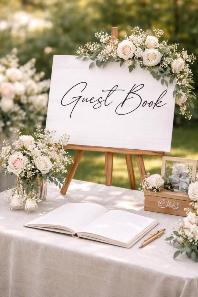 A Simple Guest Book Station
