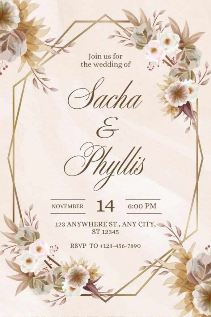 A Warm Invitation Card
