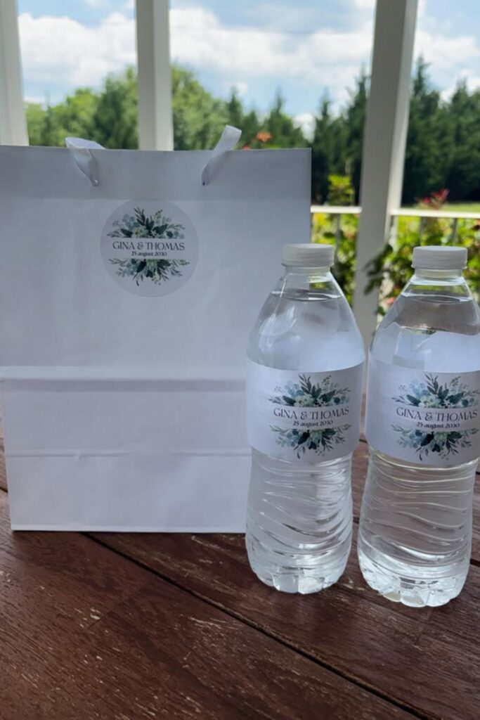 Bottled Water With Custom Labels
