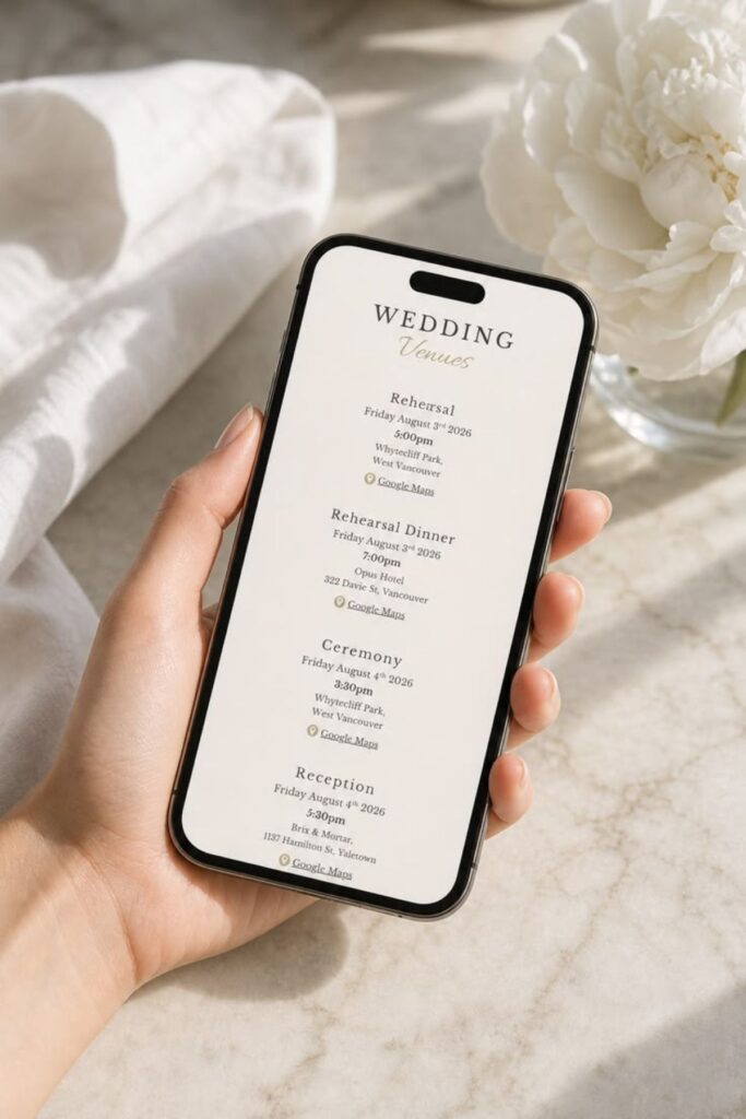 Digital Wedding Programs