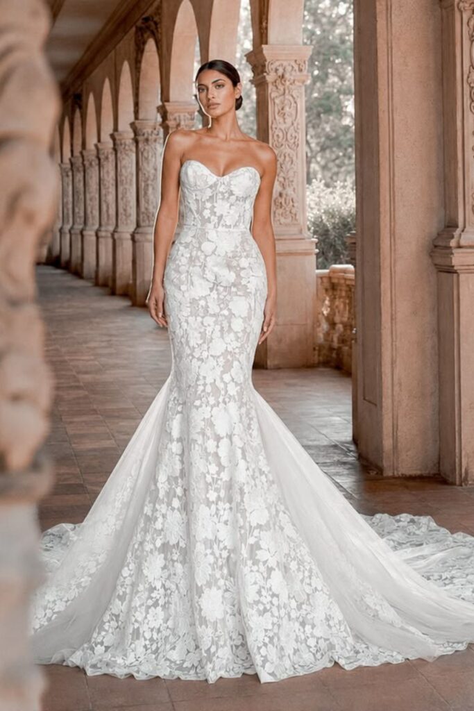 Fit-And-Flare Wedding Dress