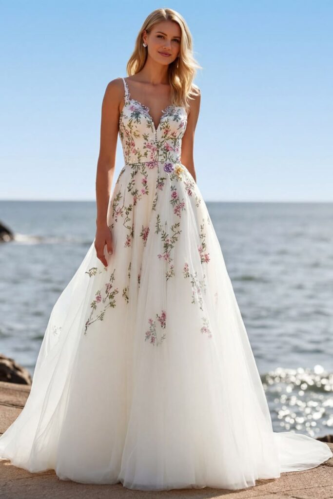 Boho Destination Wedding Dress Ideas