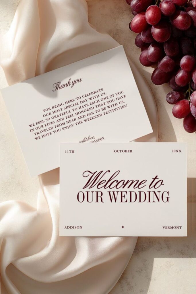 Personalized Welcome Note