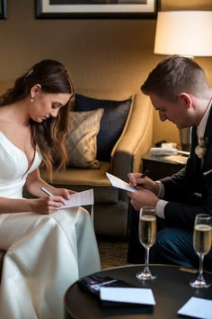 a couple inviting guest to their wedding