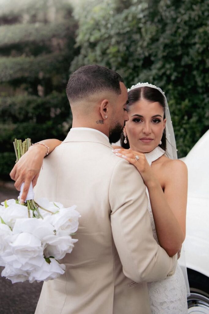 a wedding couple