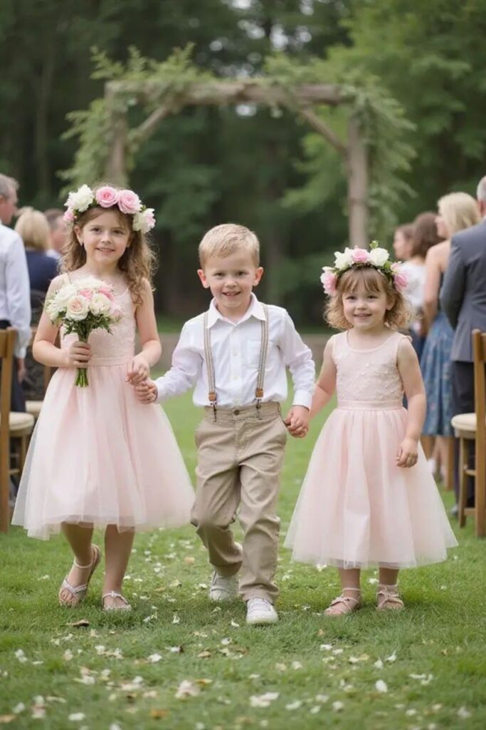 children in a wedding