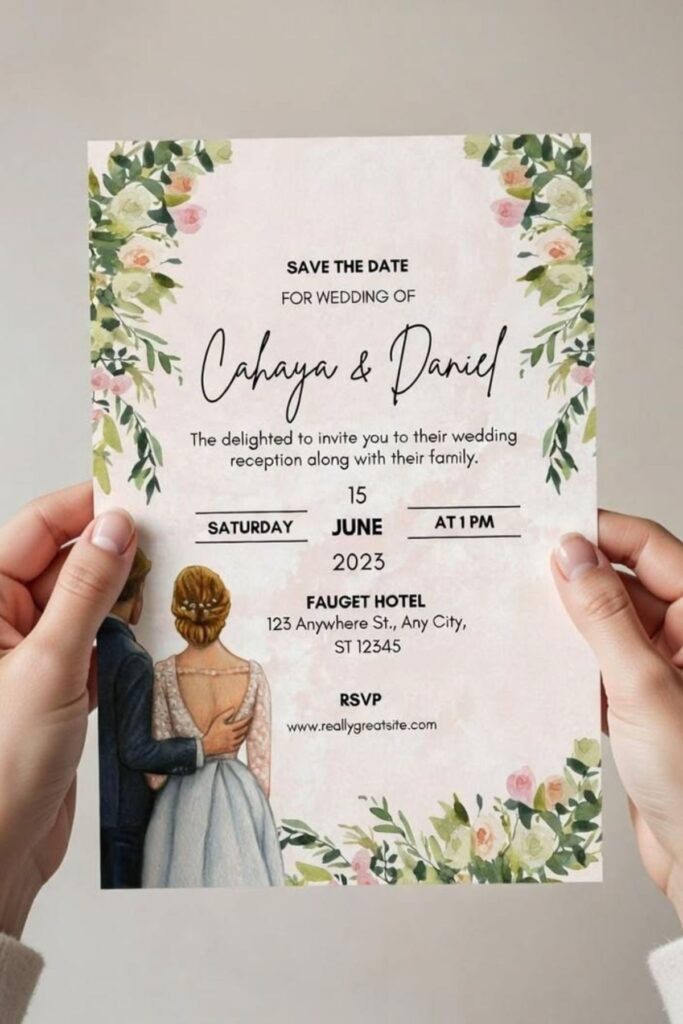 wedding invite