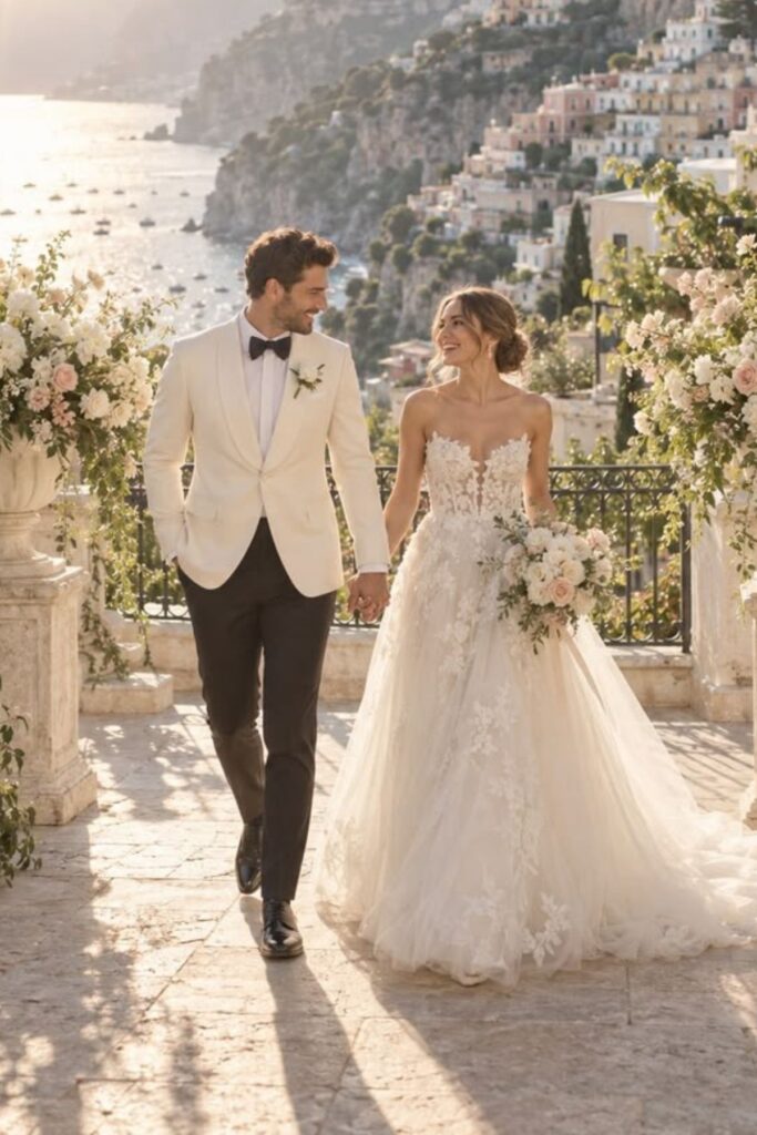 a couple wedding in Italy