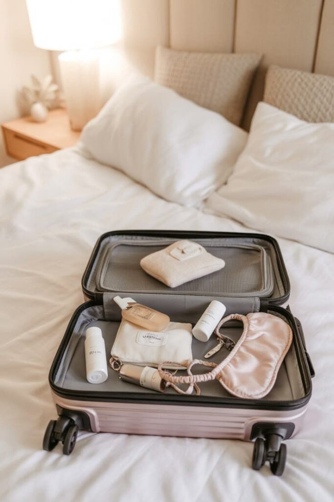 Carry-on packing essentials for a destination wedding