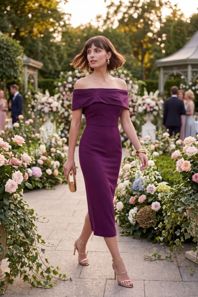 a wedding guest